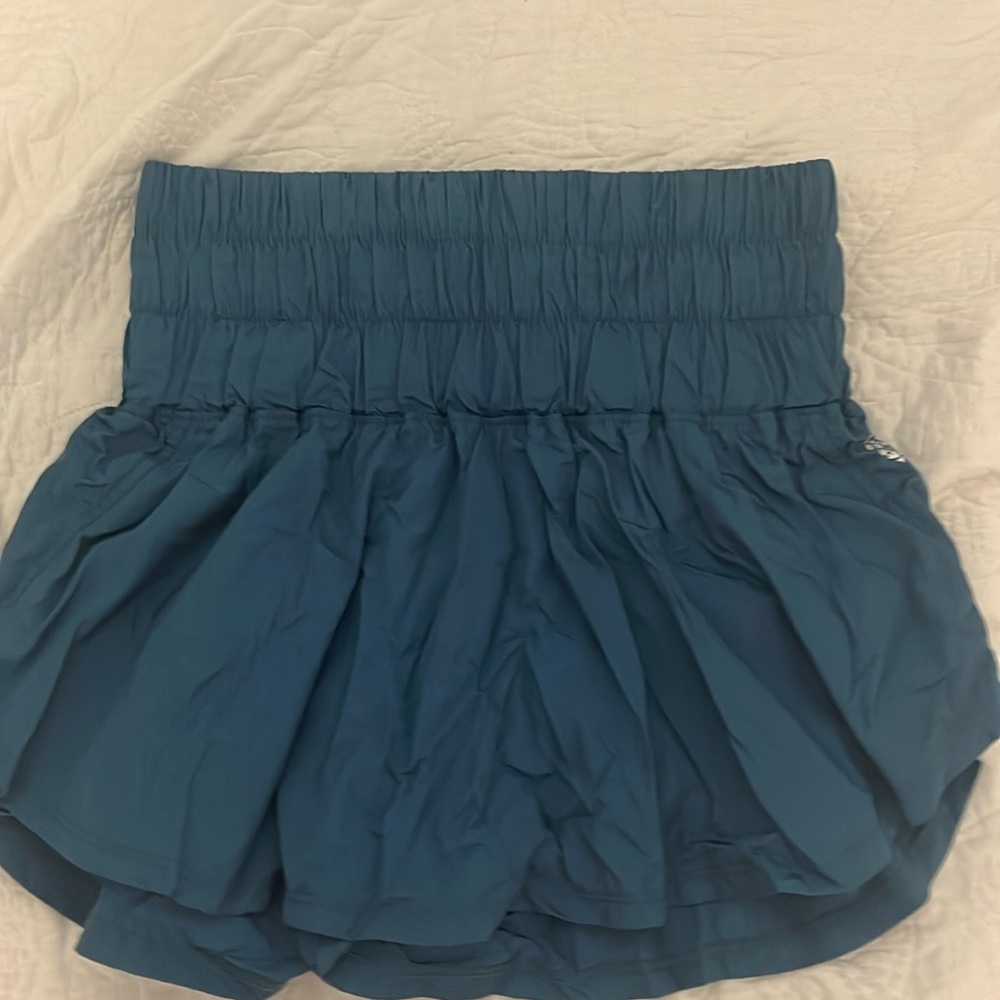 Teal free people skirt size small good condition never used no stains!